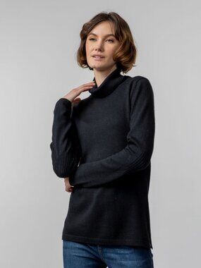Alicia Adams Alpaca Baby Alpaca Wool Keaton Turtleneck Sweater Size S